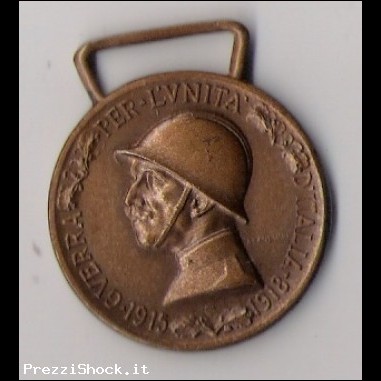 medaglia prima guerra mondiale 1915-18 nel bronzo nemico