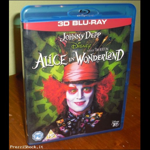 Blu-Ray Alice in Wonderland 3D
