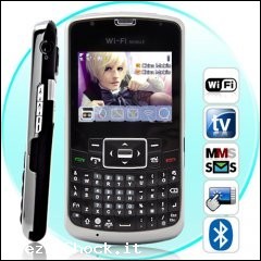 Touchscreen WiFi Dual-SIM cellulare con tastiera QWERTY