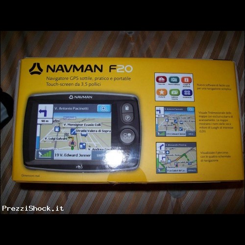 Navigatore satellitare GPS NAVMAN F20 Nuovo imballato !!!