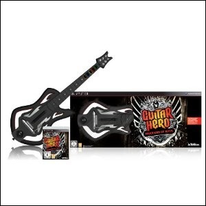 Guitar Hero 6: Warriors of Rock BAND guitar PS3 NUOVO