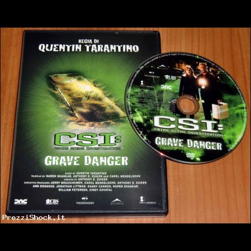 CSI grave danger (thriller) dvd usato originale