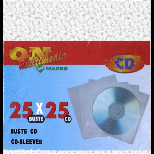 1000 BUSTE MORBIDE PER CUSTODIA CD-DVD