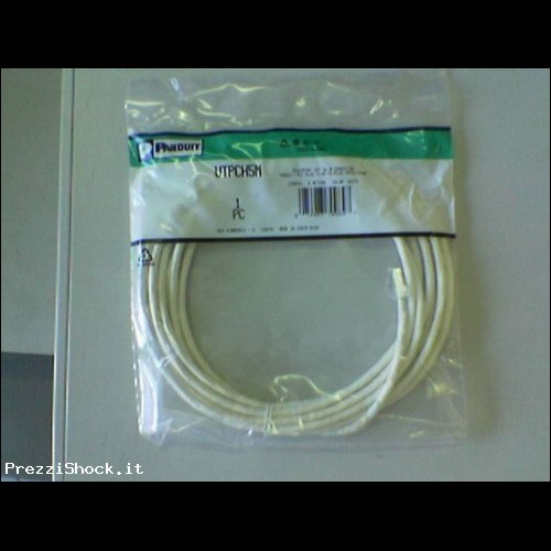 Confezione di 10 Patch cord UTP da metri 5