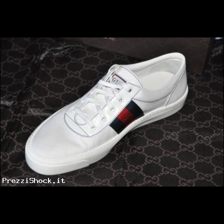 Sneakers Gucci originali unisex bianchi