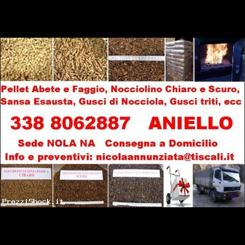 PELLET 3388062887  Aniello  Vendo a Nola NA Vendita Biomassa