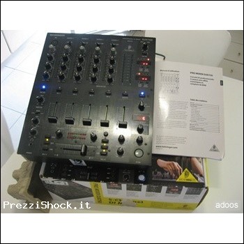 mixer behringer djx750(in garanzia,scatola ed istruzioni)