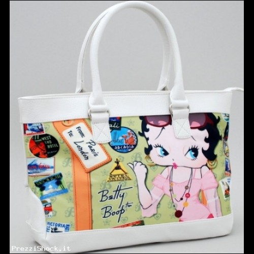 Betty Boop BP8171. Colore Bianco Globetrotter.