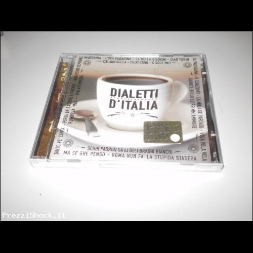 DIALETTI D'ITALIA - EDIZIONE 2 CD - NUOVO SIGILLATO - 2010 -