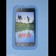 Custodia in silicone per LG P970 Optimus Black (Baby Blue)
