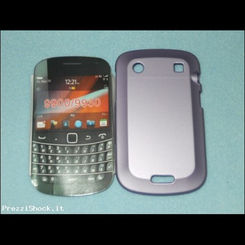 Custodia in plastica per Blackberry Bold 9900/9930 (grigio)