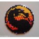 Mortal Kombat logo pixel