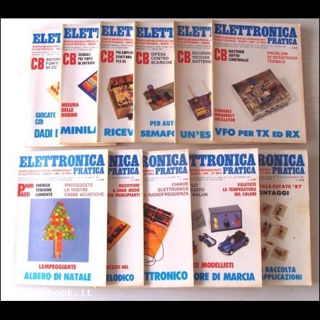 ELETTRONICA PRATICA - Annata Completa 1987 - Stock