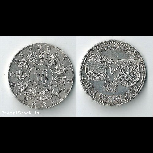 austria 50 scellini 1963