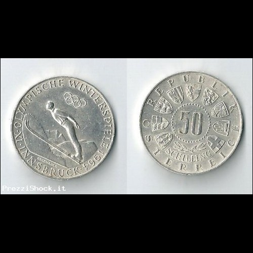 austria 50 scellini 1964