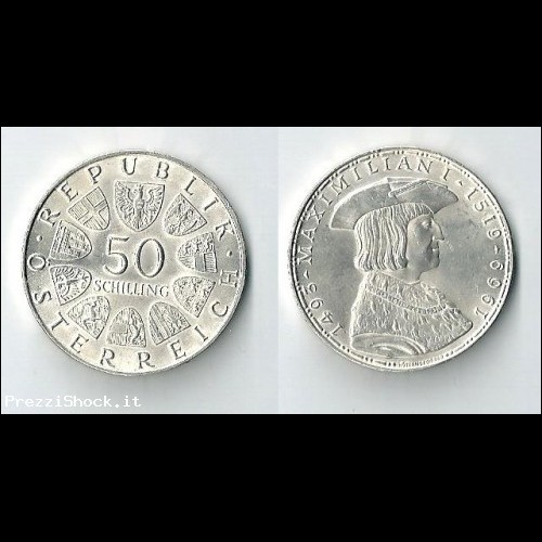 austria 50 scellini 1969