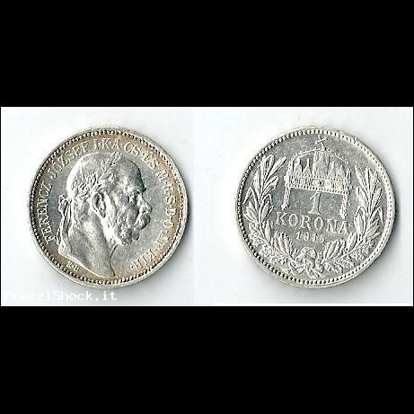austria 1 corona 1915francesco giuseppe