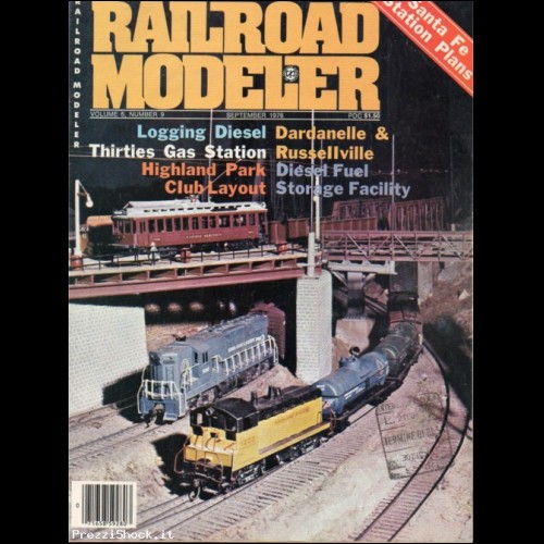 Railroad modeler september 1976 volume 6 number 9 in inglese