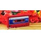 Cover Custodia Silicone Cassetta Retr per iPhone 4 4S ROSSO