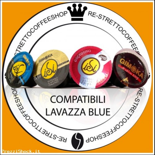 400 CIALDE CAPSULE CAFFE' GIMOKA COMPATIBILI LAVAZZA BLUE