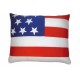 (D4U) CUSCINO MORBIDONE FLAG RETTANGOLARE USA