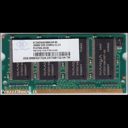 PC 2700-25330 256 MB DDR 333 MHz CL 2.5 - Memoria RAM