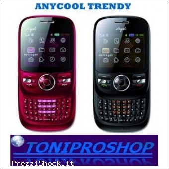CELLULARE SMARTPHONE ANYCOOL TRENDY...DUAL SIM TASTIERA QWER