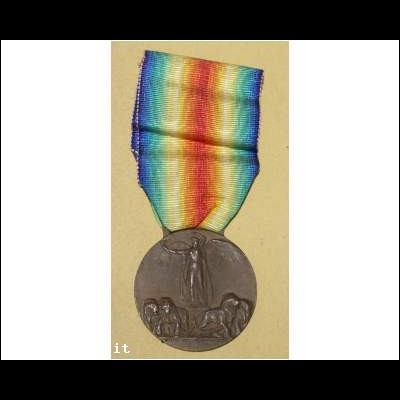 Medaglia di bronzo prima guerra mondiale.