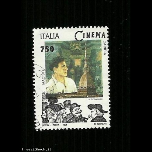 Francobolli Italia Repubblica 1996 - Cinema Cabiria  L. 750