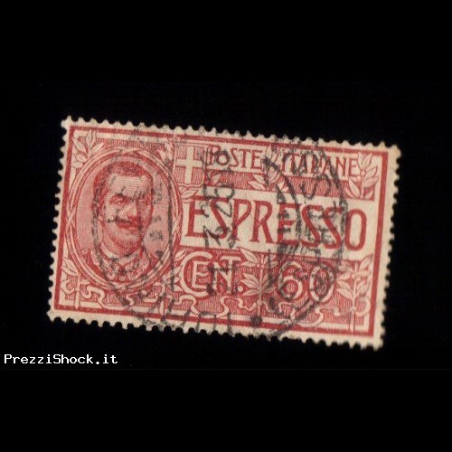 Vittorio Emanuele III - Posta Espresso  da  60 Cent.