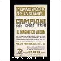 FIGURINE PANINI " I CAMPIONI DELLO SPORT 1970/71 55/56/57