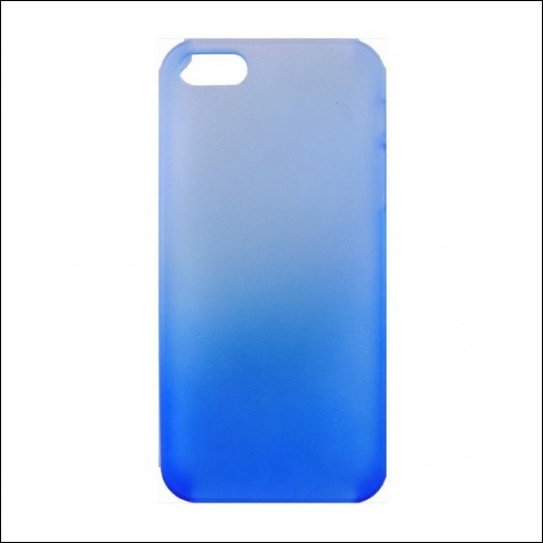 Cover blu sfumato per IPHONE 5 i-phone NUOVO celeste