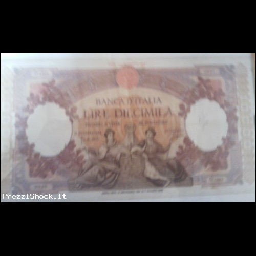 banconota rara da 10000 lire