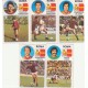 5 figurine calciatori panini 1976-77 roma