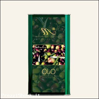 n. 2 lattine da 5 lt di olio extravergine di oliva biologico