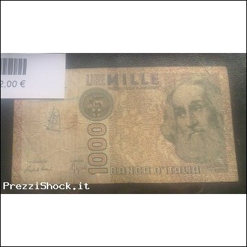 P 0055  Banconota  Mille 1000 lire Mille  Marco Polo