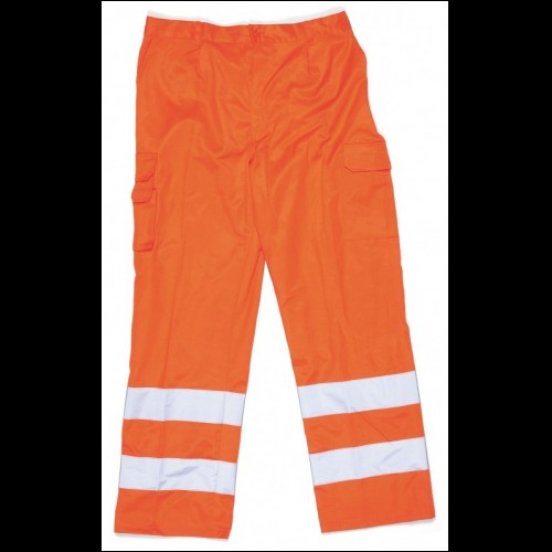 Pantalone arancio alta visibilit tg. L
