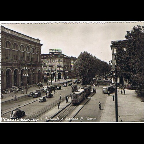 Cartolina - TORINO - Corso Vittorio Emanuele - 1954 