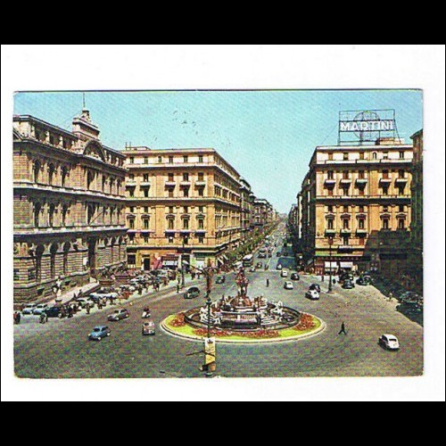 Cartolina - NAPOLI - Piazza della Borsa - 1960