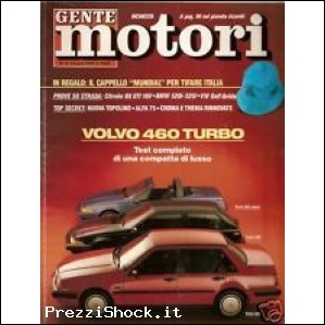 GENTE MOTORI n.6 giugno 1990 Italia 90 Alfa Romeo 75 Volvo 4