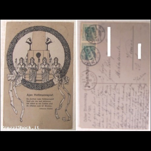 Ajen Hottmannspief - Postkarte 1911