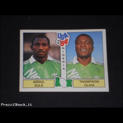 ALBUM FIGURINE PANINI USA 94 - SULE/OLIHA NIGERIA