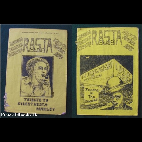 Rivista Rasta Snob - Tribute to Bob Marley - Maggio 1989