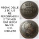 RE FERDINANDO II 2 TORNESI 1851 ZECCA NAPOLI