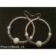 Braccialetto con perle naturali akoia mm 3 Giappone