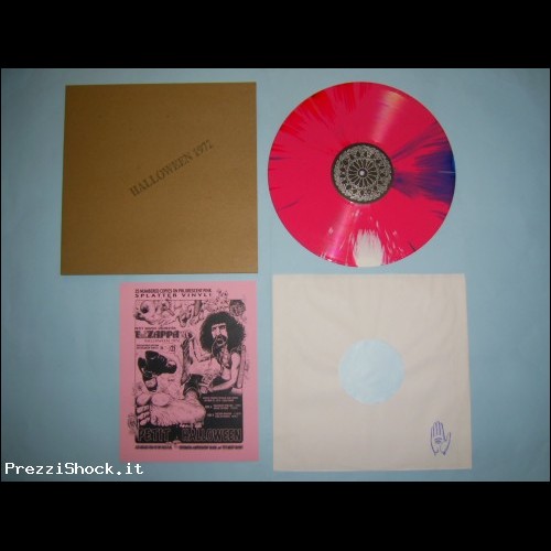 Frank Zappa Halloween 1972 LP phlorescent pink vinyl raro