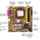 scheda madre motherboard asus m2a-vm socket am2 usata
