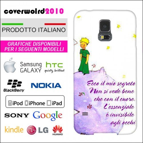 COVER PICCOLO PRINCIPE PER IPHONE IPOD GALAXY XPERIA HTC LG