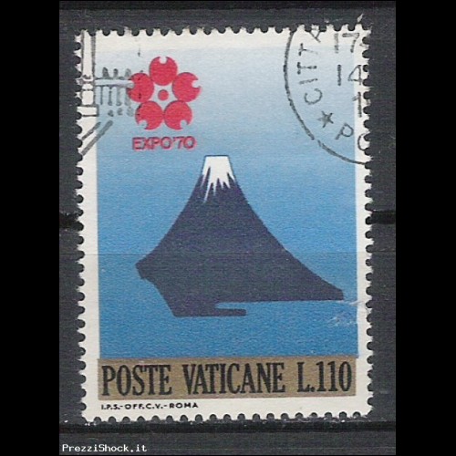 1970 Vaticano - esposizione di Osaka  110 - USATO
