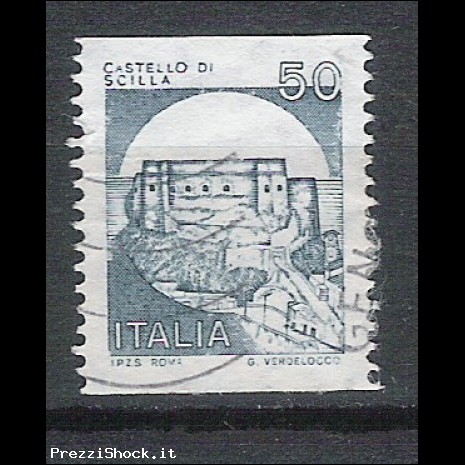  1988 Castelli dItalia in bobina - Sassone 1528A - USATO